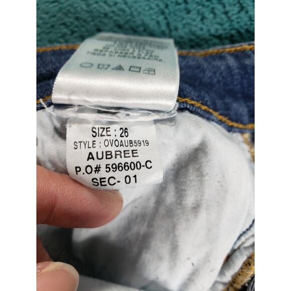 Joes Jeans Size 26 Womens Blue Stretch Denim Pants Ladies Mid Rise Aubree Skinny - Picture 5 of 14